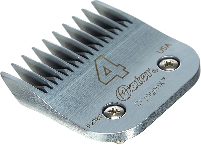 Oster CryogenX Professional Animal Clipper Blade, Skip Tooth, Size 4 (078919-136-005)