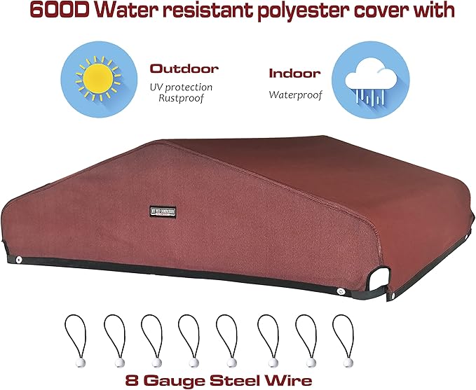 Neocraft Dog Kennel Cover Top Replacement 4"x4" for 60701