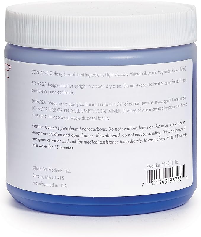 Top Performance Extend-A-Life Blade Rinses — Handy Cleaners for Dog-Grooming Clippers, 16oz ,Black