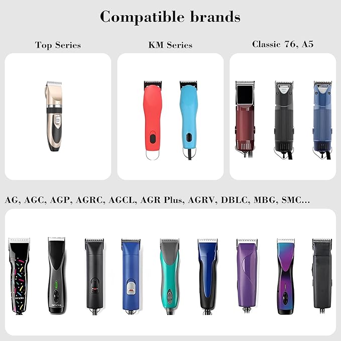 Size 10/5FC Clipper Blades Pet Grooming Clipper Replacement Blades Detachable Blade Compatible with andis/wahl/Oster Dog Clippers