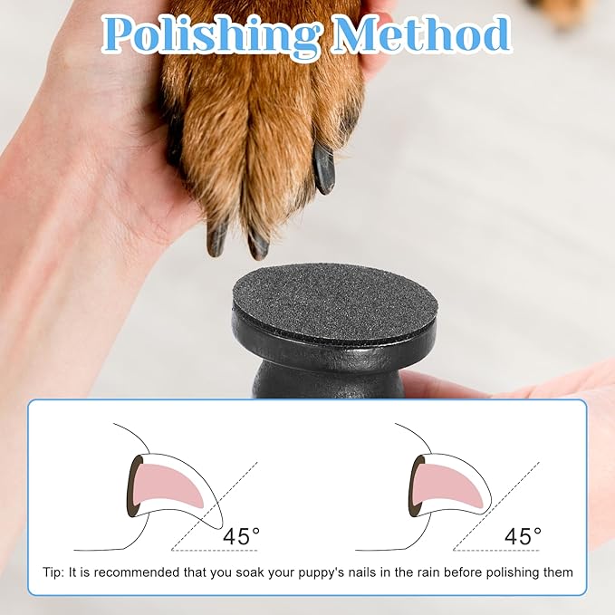 Dog Nail File for Wooden，Dog Scratch Pad for Nails with 3 Replaceable Sandpaper,Suitable for Pet Stores, Home Cats and Other Small Pets to Use (Black)