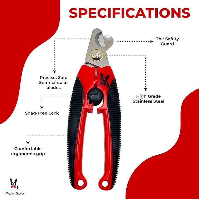 Warren London Distract-A-Hat™ & Nail Clipper Bundle | Grooming Distraction Hat + Stainless Steel Dog Nail Clippers | Stress-Free Grooming for Dogs