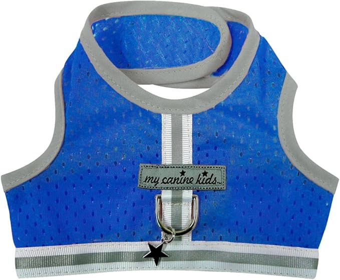 Athletic Mesh Dog Harness for Teacup, XSmall - Small Dogs and Puppies | Reflective Trim and Comfortable Velcro Closure