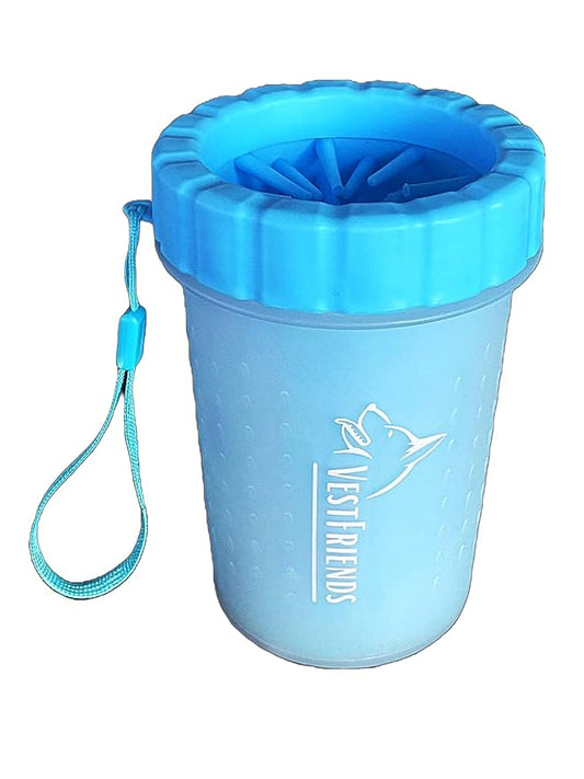 Portable Dog Foot Cleaner - Feet Cleaner for Dogs - Paw Washer - Paw Plunger - Medium and Large Breed Paw Cleaner - Travel Friendly - Durable and Leak Free - For Indoor or Outdoor Use