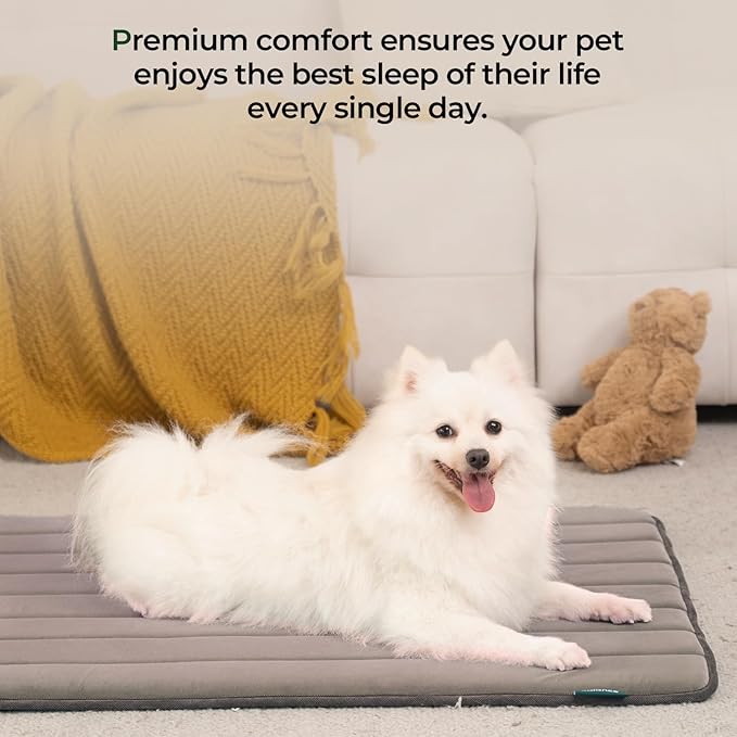 BALANCE Dog Crate Pad, Dog Foam Crate Mat Kennel Pad, Washable Water-Resistant Pet Bed Flat Dog Cage Mat for X-Large Dogs