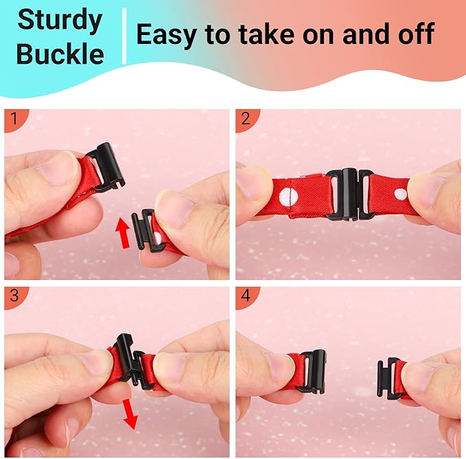 Segarty Dog Bows, 10 PCS Dog Bow Ties, Adjustable Bowties Collar Bowknot, Bulk Pet Dog Grooming Neck Bow for Small Medium Girl Dogs Puppy Cats Christmas New Year Halloween Wedding Holiday Photography