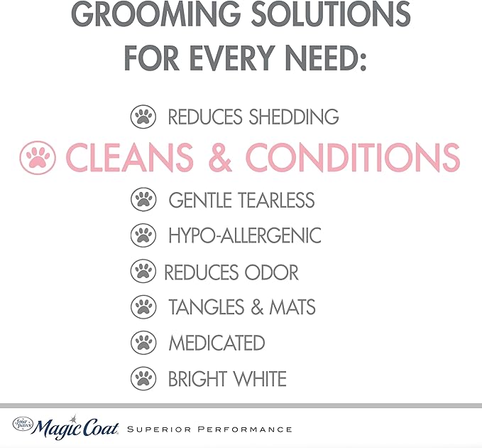 Four Paws Magic Coat Dog Shampoos for Dogs, Dog Grooming Supplies, Dog Bathing Supplies, Made in USA (Pack of 2)