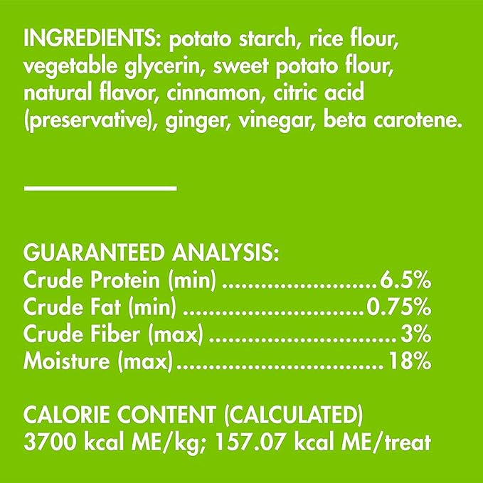 Chewsday Large Cinnamon Clean Daily Dental Dog Chews, Made in The USA, Natural Highly-Digestible Oral Health Treats for Healthy Gums and Teeth - 14 Count