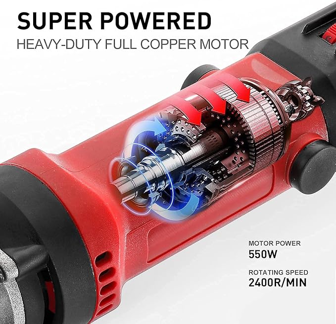 550W Professional Electric Sheep Clipper, 6 Speeds Heavy Duty Dog Shears for Thick Fur