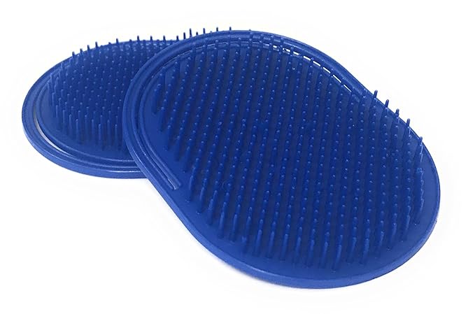 G.B.S Scalp Massager Hair Comb, Blue, Pack of 2
