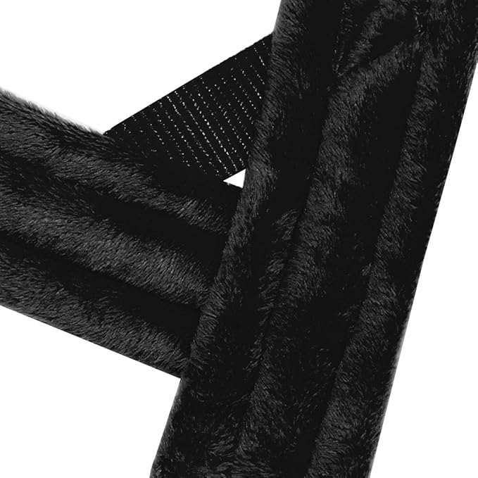 Didog Soft Flannel Padded Dog Vest Harness, Escape Proof/Quick Fit Reflective Dog Strap Harness,Easy for Training Walking,Black S Size