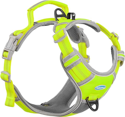 ThinkPet No Pull Harness Breathable Sport Vest with Handle-Dog Harnesses Reflective Adjustable for Medium Large Dogs