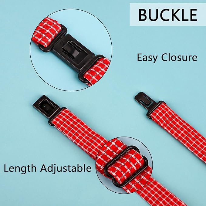 Segarty Dog Bow Tie Plaid, Bowties for Dogs, Adjustable Dog Bow Collar, Pet Grooming Bows for Dogs Cats Boy and Girl Small Medium Large Dogs Wedding Thanksgiving Christmas Costumes Neck Bow Attachment