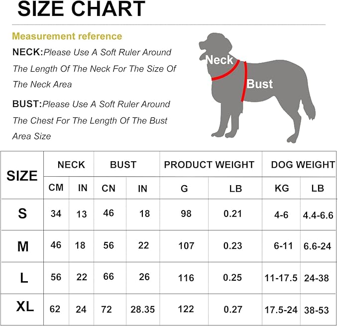 Dog Harness Y-Shaped Harness Breathable Heat Dissipation Easy to Wear Night Reflective Signs for Small and Large Dogs to Wear (Brown,XL Bust 24in-28in)