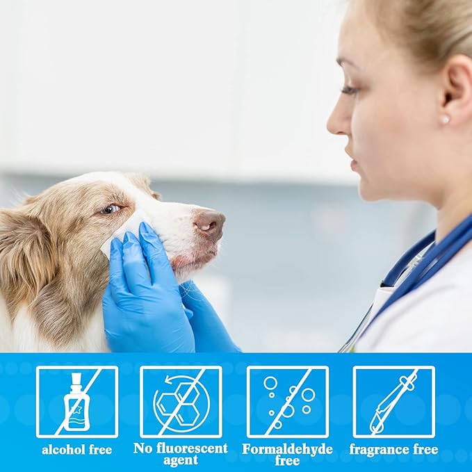 Treela 10 Packs of 800 Dog Wipes Pet Wipes Cat Grooming Supplies for Paws, Butt, Ear, Skin, Eye, Body Cleaning Bath Stain Odor Remover, Home or Travel Use(Unscented)