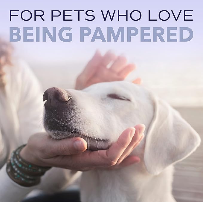 TropiClean SPA Lavish Dog Shampoo | Dog Whitening Shampoo For White Coats & All Other Coat Types | Naturally Derived Salon Grade Ingredients | Made in the USA | 16oz