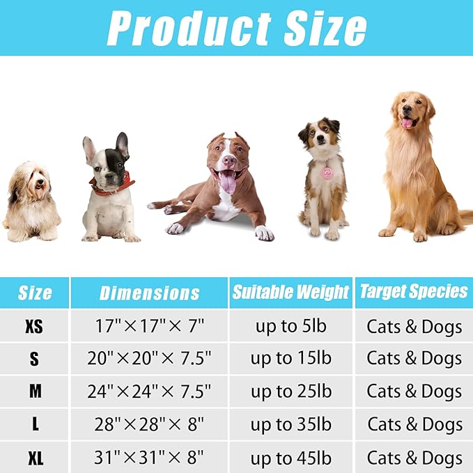 HYQ Small Dog Bed, Cat Beds for Indoor Cats, Pet Beds for Small Dogs, Fluffy Faux Fur Plush Small Dog Bed, Washable Puppy Bed with Anti-Slip Bottom, Dog Bed Small Size Dog (Light Gray, 20 Inch)