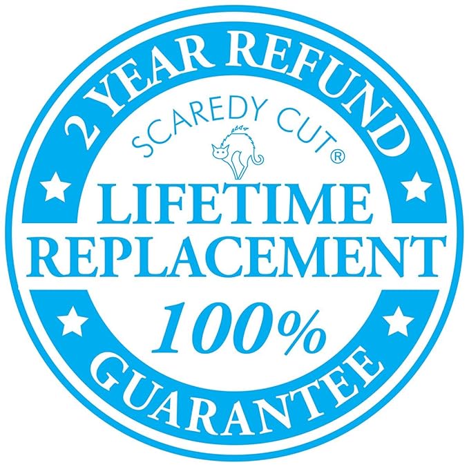 SCAREDY CUT Silent Pet Grooming Kit for Dog, Cat and All Pet Grooming - A Quiet Alternative to Electric Clippers for Sensitive Pets (Right-Handed Pink)