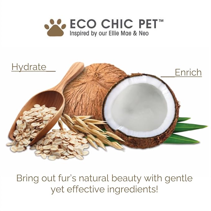 GIOVANNI Professional Pet Shampoo - Oatmeal & Coconut, Aloe Vera, for All Dog Fur Types, Deeply Cleanses, Silkens, Helps Neutralize Odors, Controls Static - 16 oz