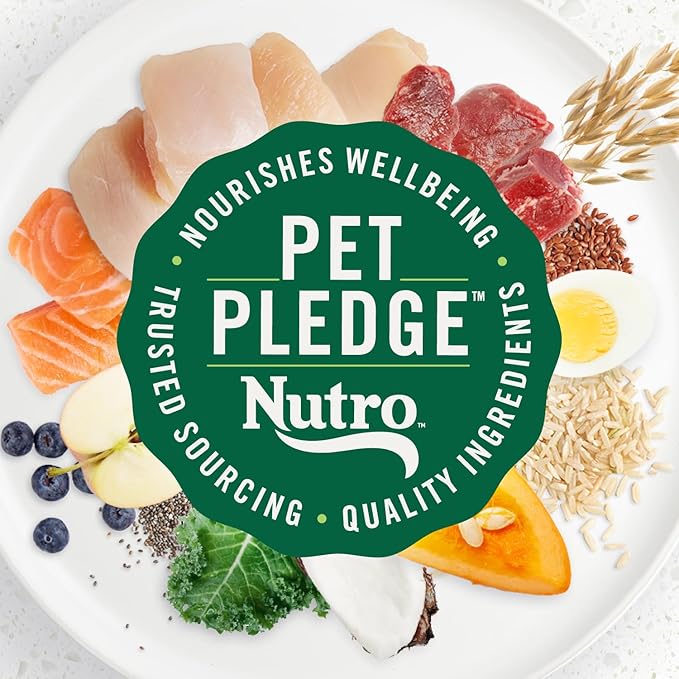 Nutro Ultra Adult Small Breed Dry Dog Food, Chicken, Lamb and Salmon Protein Trio, 12 lb. Bag