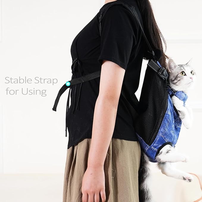 Pet Carrier Backpack Pet Tote Bags for Cats or Doggies, Portable Puppy Travel Carrier Bags, Cozy Soft Pet Puppies Carriers Slings Backpacks (Grid, X-Large (Pack of 1))