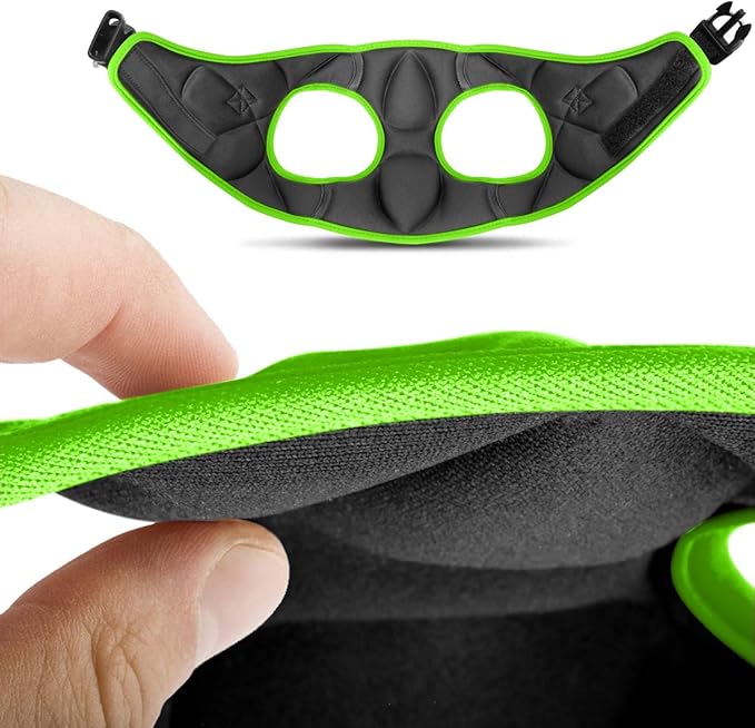 Comfort fit Cold Weather Dog Harness - Adjustable Dog Harness Small Sized Dog Medium Sized Dogs - Ideal as Easy Walk Dog Vest Harnesses (Neon Green, Chest Size 12" - 14")