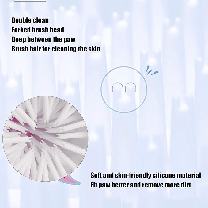 Dog Paw Washer Cup, Protable Safe and Non‑Irritating Dog Paw Washer Feet Cleaner for Dog for Dogs for Paws(pink)