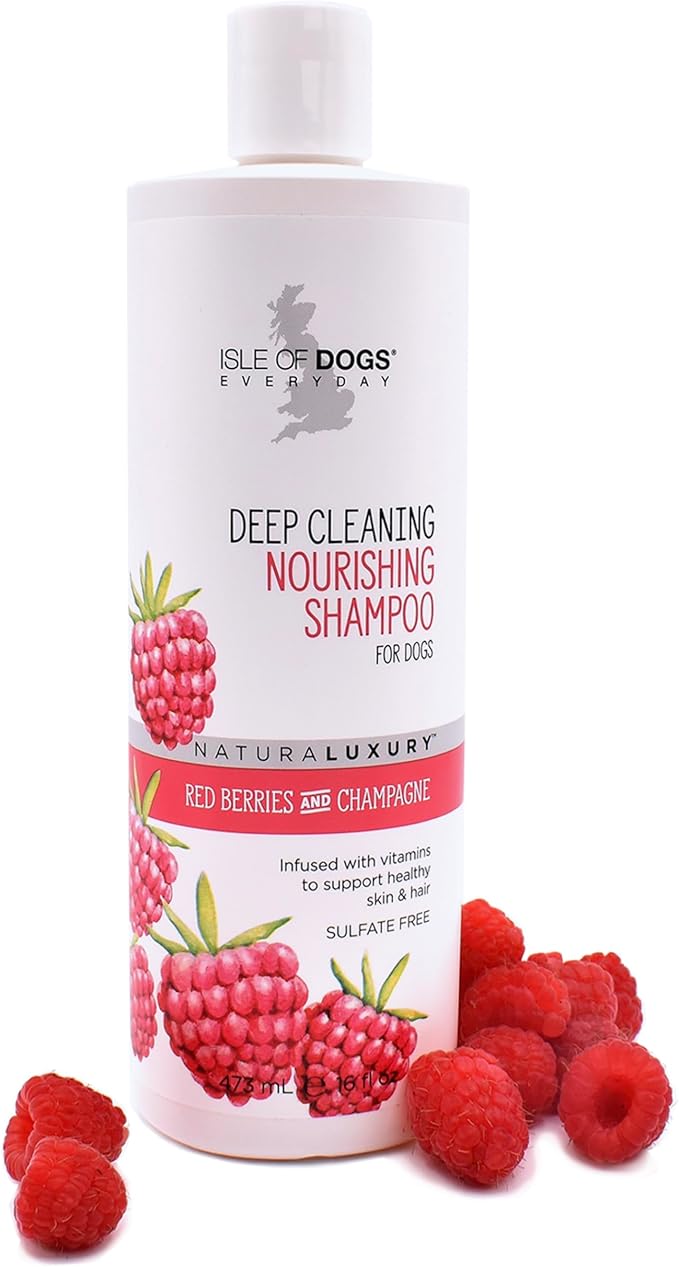 Isle of Dogs Deep Cleaning Shampoo, Sulfate Free, 16 Ounce (822-16)
