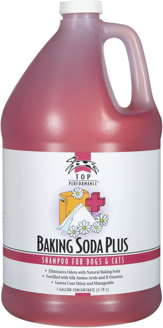 Top Performance Baking Soda Plus Dog and Cat Shampoo, 1-Gallon