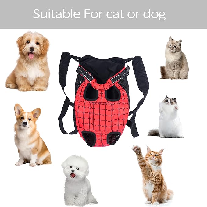 Pet Carrier Backpack Pet Tote Bags for Cats or Doggies, Portable Puppy Travel Carrier Bags, Cozy Soft Pet Puppies Carriers Slings Backpacks (Grid, X-Large (Pack of 1))