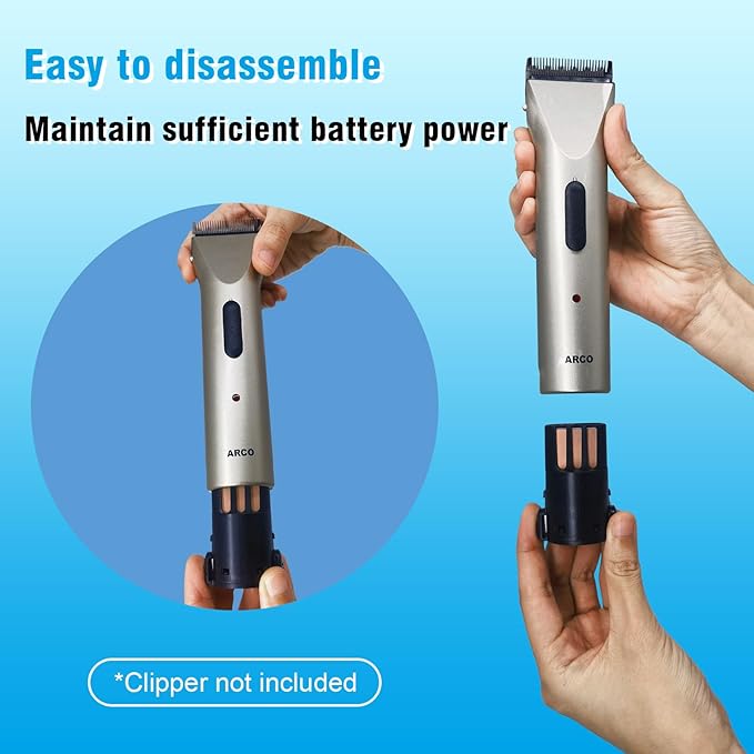 Replacement Battery Compatible with Wahl Professional Animal Arco and Arco SE Pet Clipper (3 Pack)