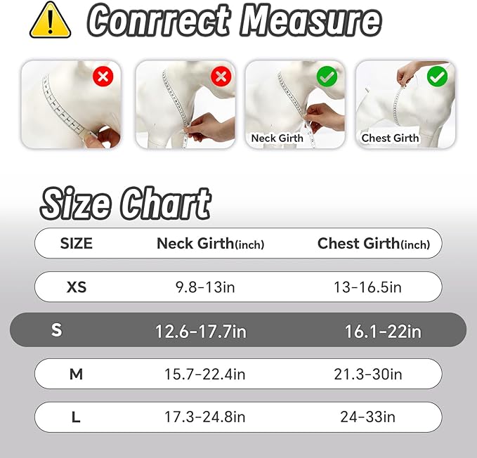 Dog Harness Leash Set, No Pull Adjustable Halter Cute Comfort Padded Handle for Medium Sized Large Small Dogs Walking Training Running with Reflective（Small,Black）