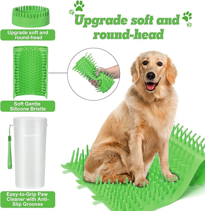 Dog Paw Washer - Extra Large Foot Cleaner and Scrubber for Big Breed Dogs