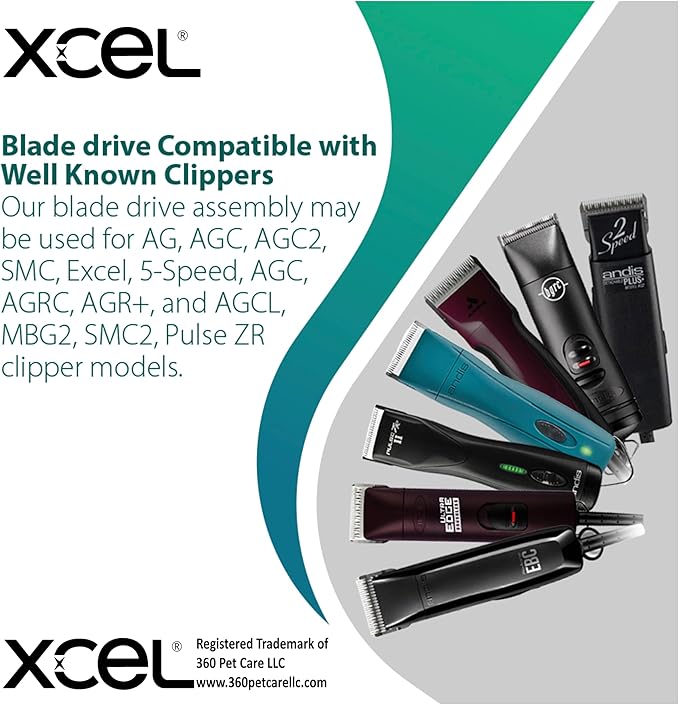 XCEL AGC Pro Drive Assembly Lever Replacement Blade for Pet Clipper (4 Pack)