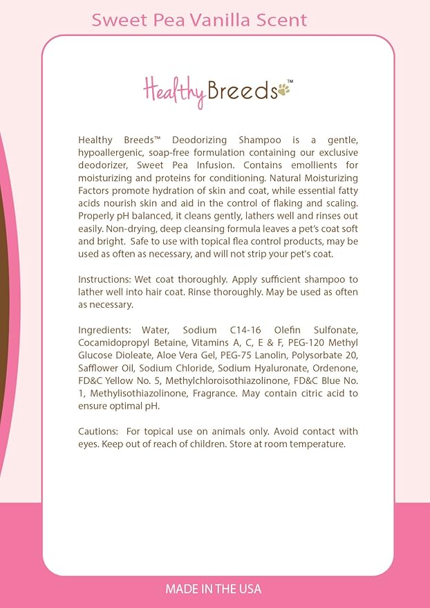 Healthy Breeds Dachshund Deodorizing Shampoo 16 oz (Pack of 2)