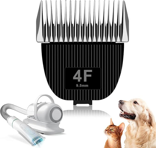 Replacement Blade for nebot P1 Pro Pet Grooming Kit & Vacuum,Size-4F Cut Length 3/8"(9.5mm),Made of Ceramic Blade & Stainless Steel Blade