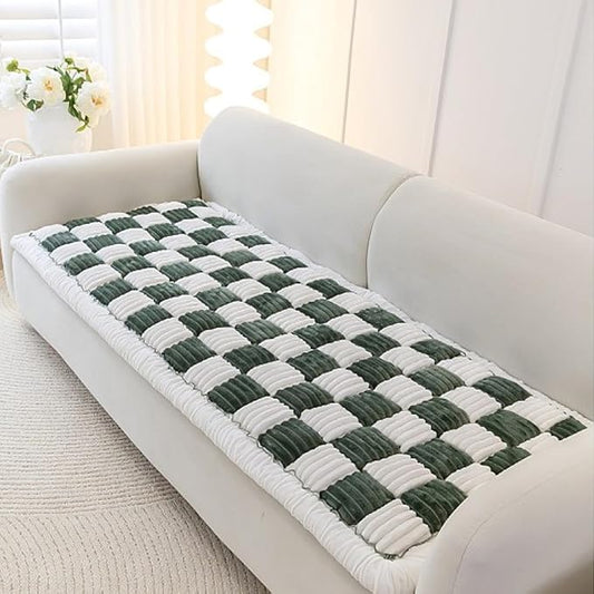 Pet Couch Cover, Couch Cover for Dogs Washable,Durable Pet Couch Covers for Sofa,Pet Friendly Sofa Protector, Large Dog Furniture Shield, Easy Clean Dog Couch Cover(27.6X70.9In,Green)
