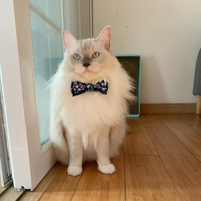 Dog Bow Ties, SJANE 50 Pcs Delicate Multiple Styles & Colors Dog Collar Attachment Bowties for Pet Collar Accessories Bowties for Christmas Parties Wedding Birthday Special Occasions