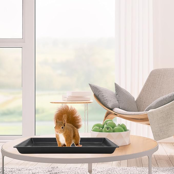POPETPOP Plastic Pet Cage Base Tray Replacement Poop Tray for Cat Dog and Cages Accessory for Easy Cleaning and Management