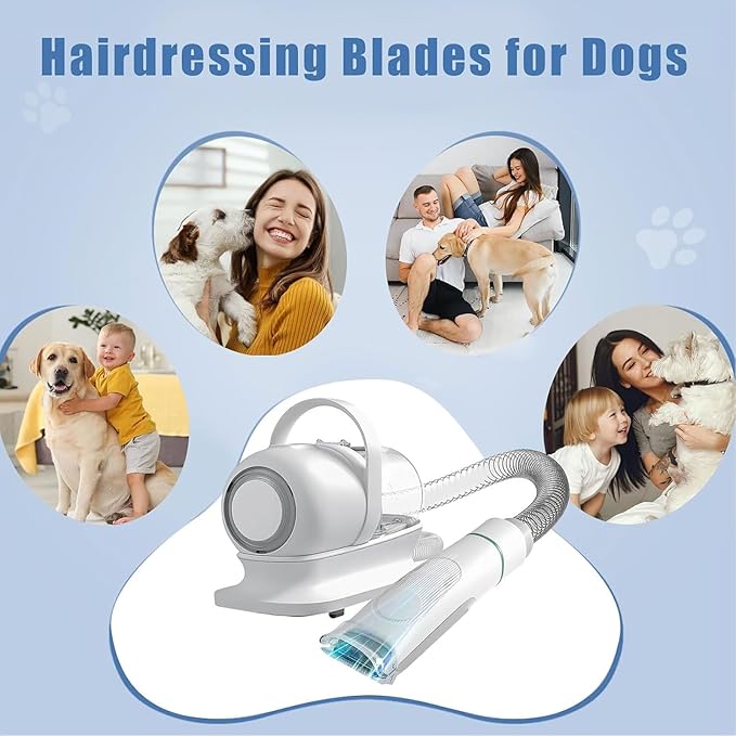 Size 4F/5F/7F/Replacement Blade for nebot P1 Pro Pet Grooming Kit & Vacuum,Cut Length 3/8"(9.5mm) to 1/4”(6.3mm) to 1/8"(3.2mm),Made of Ceramic Blade & Stainless Steel Blade,3 Pack