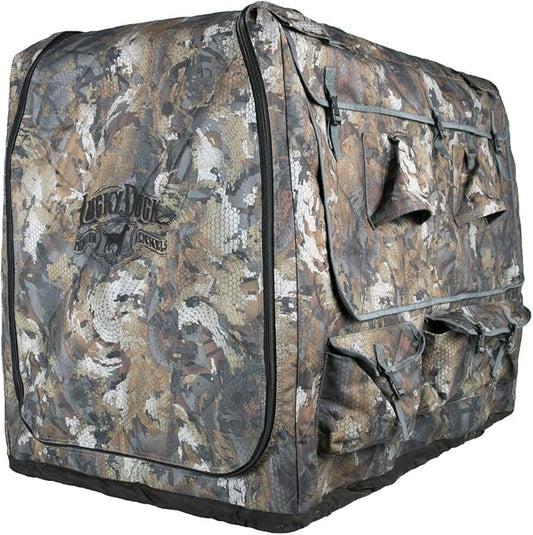 Lucky Duck Weather Protection Kennel Covers, Large, Optfifade Timber