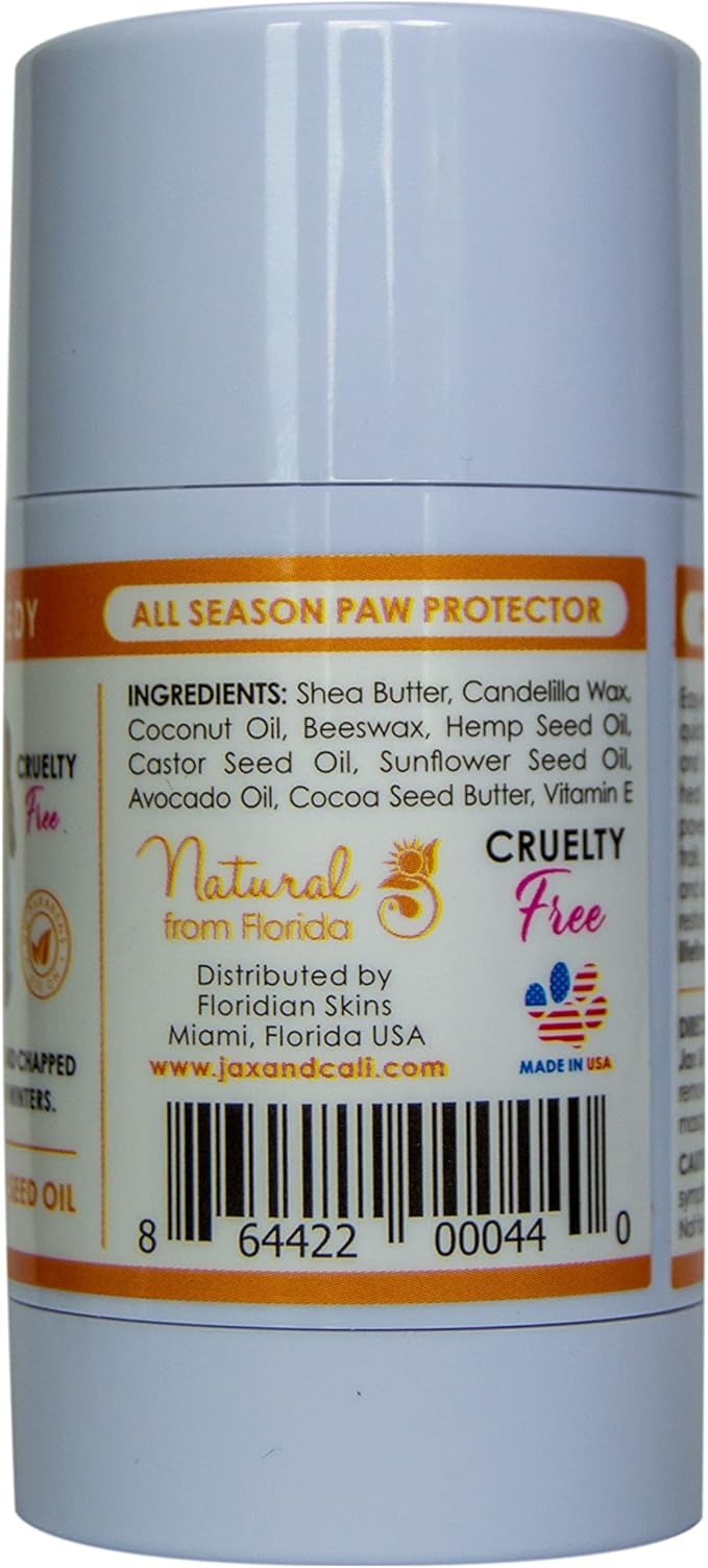 JAX & CALI All Natural Pet Toothbrush Wipes & Paw Protect, All-Natural Paw Protecting Balm for Dogs and Cats