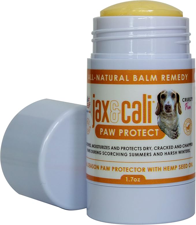 JAX & CALI All Natural Pet Toothbrush Wipes & Paw Protect, All-Natural Paw Protecting Balm for Dogs and Cats