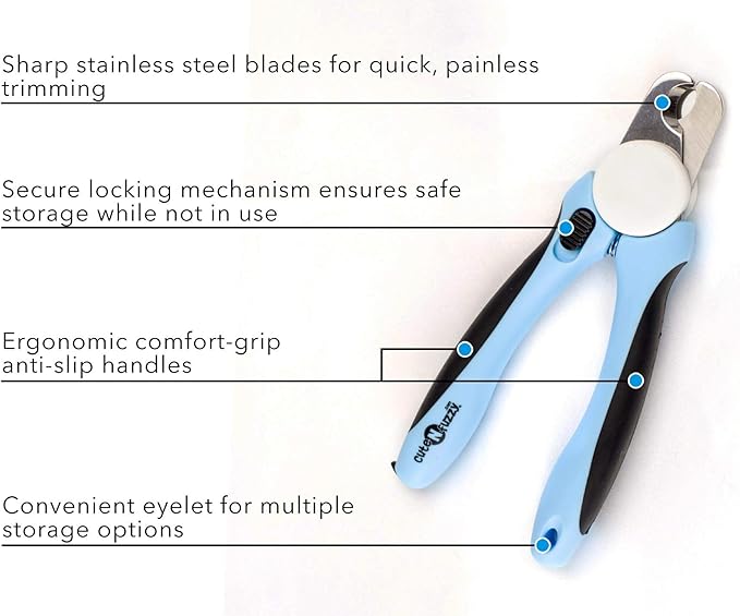 Professional Pet Heavy Duty Nail Clipper, Royal Blue, Large