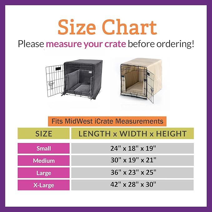 Pet Dreams 3 Piece Set includes Dog Crate Cover, Dog Crate Pad & Dog Crate Bumper, Crate Pads, Crate Covers & Crate Bumpers for Dog Cages, Dog Mat & Bedding are Washable Fits iCrate 24, 30, 36,42 inch