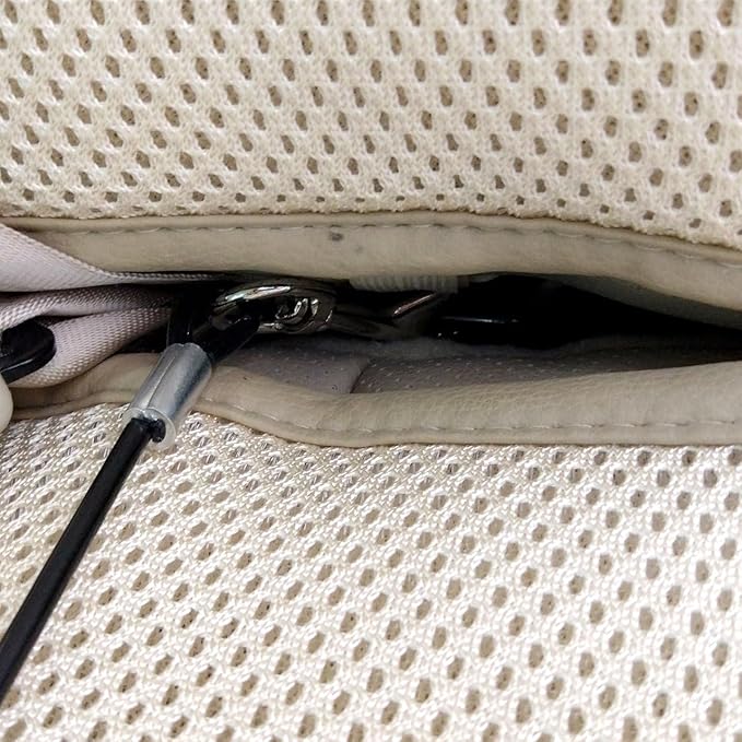 Mogoko Pet Dog Car Seat Belt Restraint, Coated Stainless Steel Chew Proof Dog Vehicle Safety Tether Cable, Double Clip No-Chew Pet Car Leash Lead-24 Inch Black