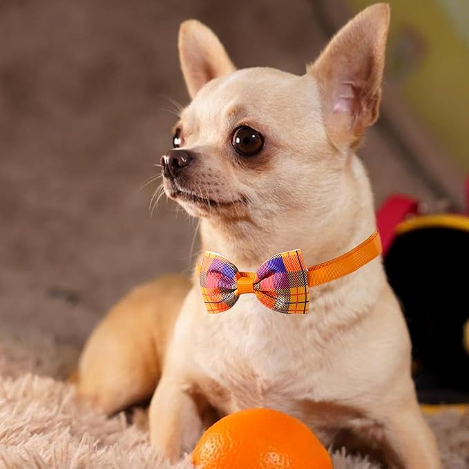 Segarty Small Dog Bow Tie, 40 Pack Bow Ties for Dogs, Adjustable Small Dog Bowties Large Puppy Bowtie Cats Neck Bows Collar Bulk Assorted Grooming Accessories Birthday Wedding Party Holiday Festival