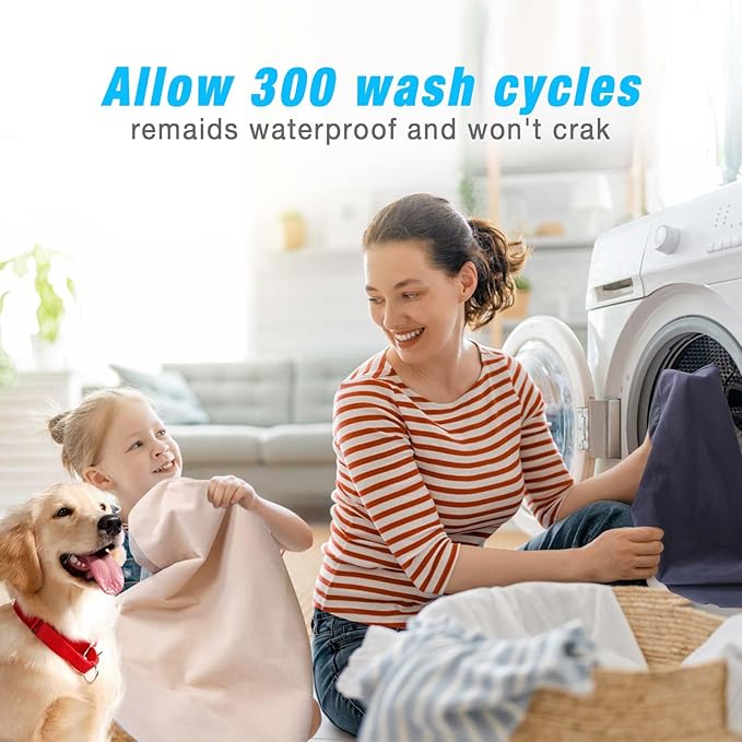 Dog Bed Covers Replacement Washable 100% Waterproof Dog Bed Cover 2 Pack Soft Noiseless Dog Bed Sheets for Dog Bed/pet Bed, 42" x 28" Blue
