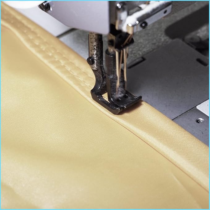 ColourTree 6' x 22' Beige Custom Size Waterproof Shade Cloth with Grommets - 90% Sunblock, Durable Mesh Fabric Tarp for Dog Kennel Cover, Fence Privacy Screen, Greenhouse, Coop & Pet Playpen
