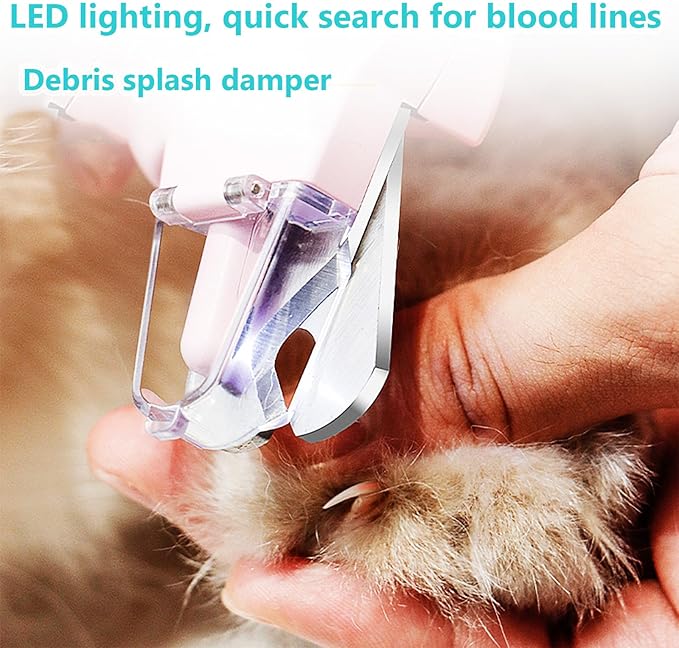 Dog Nail Grinder & Nail Clippers 2-in-1 Upgrade, Professional Electric Rechargeable Pet Nail Trimmer Painless Claw Grooming and Smooth, for Small, Medium, Large Dogs & Cats (Green, Electric)